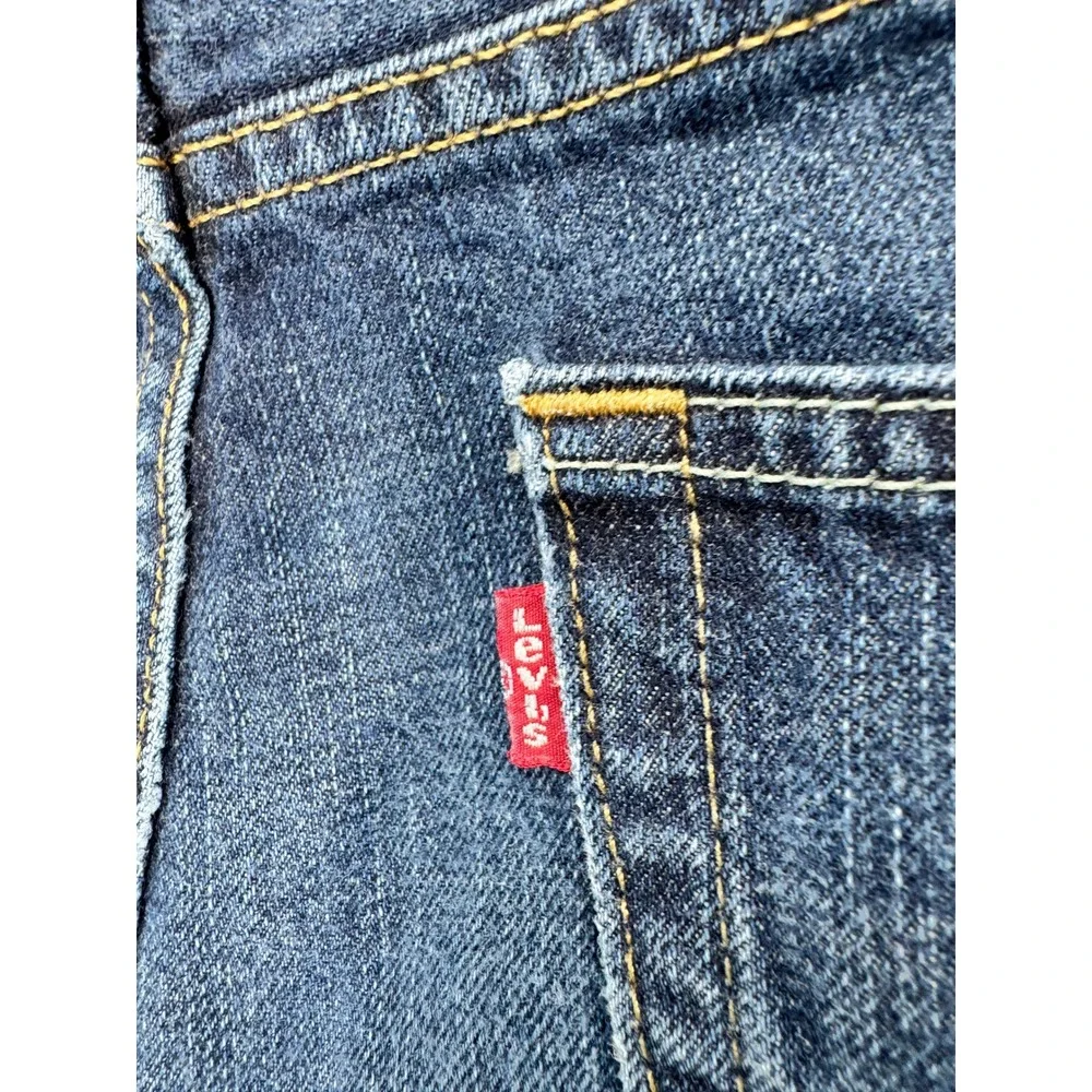 Levi's 527 Slim Bootcut‎ Jeans Mens 34x30 Blue Medium Wash Denim 06990-110
